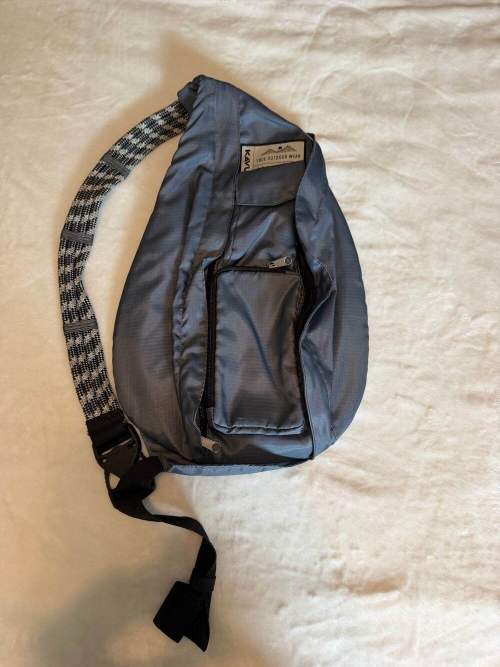 Kavu Rope Sling Cross Body Bag Dark Gray New without Tag NWOT